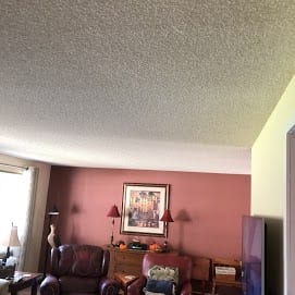 popcorn ceiling